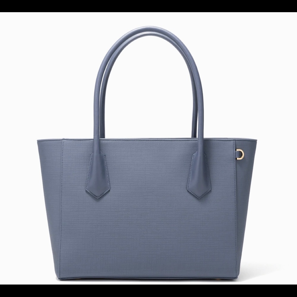 Dagne Dover signature tote in Ash Blue
